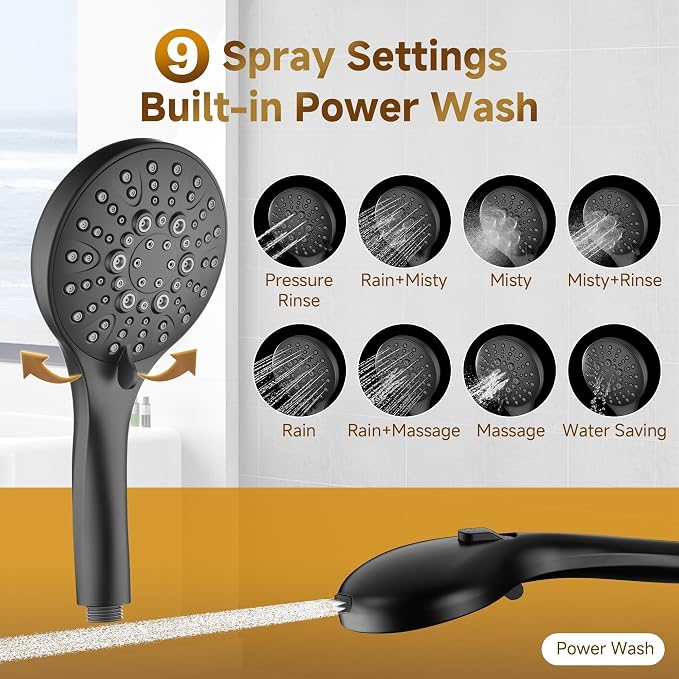 BRIGHT SHOWERS Rain Shower System Combo - Image 3