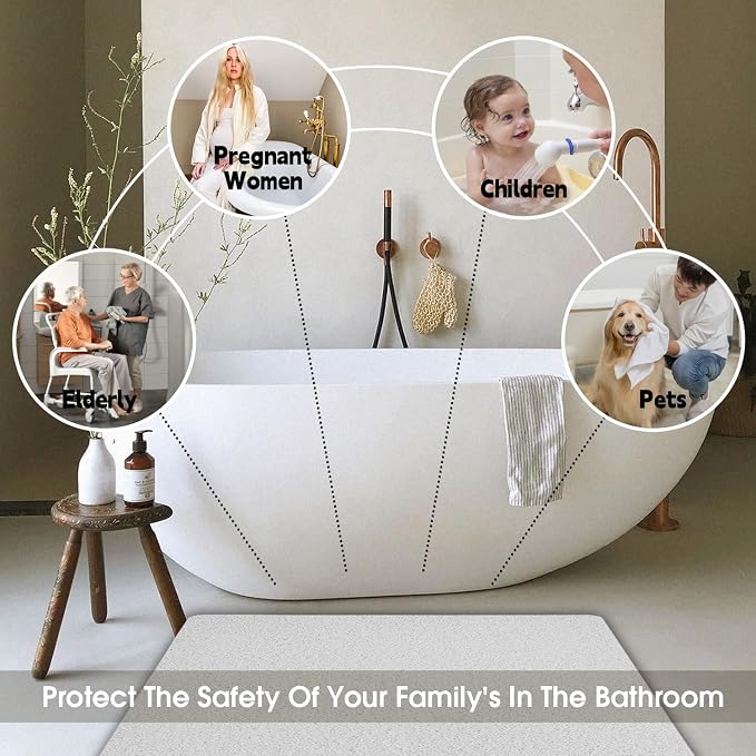 Non Slip Shower Mat, Comfortable Bath mat - Image 6