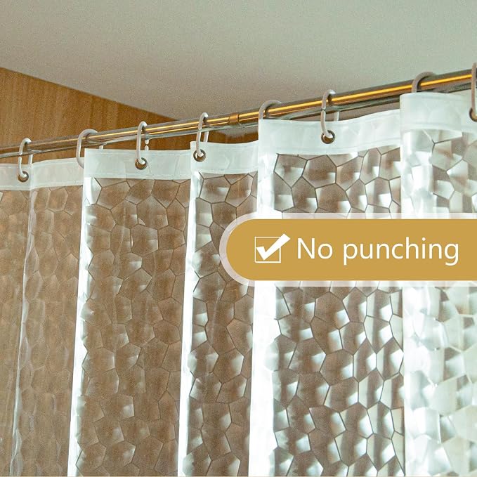 NTBAY EVA Clear Shower Curtain - Image 3