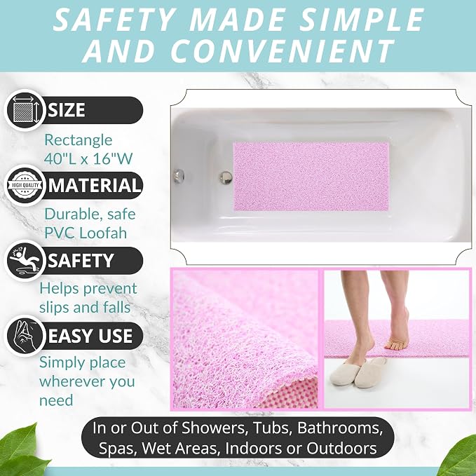 Non Slip Bathtub Mat Shower Mat - Image 3