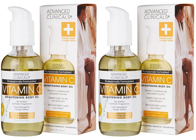 Advanced Clinicals Vitamin C Brightening Body Oil by AdvancedClinicals