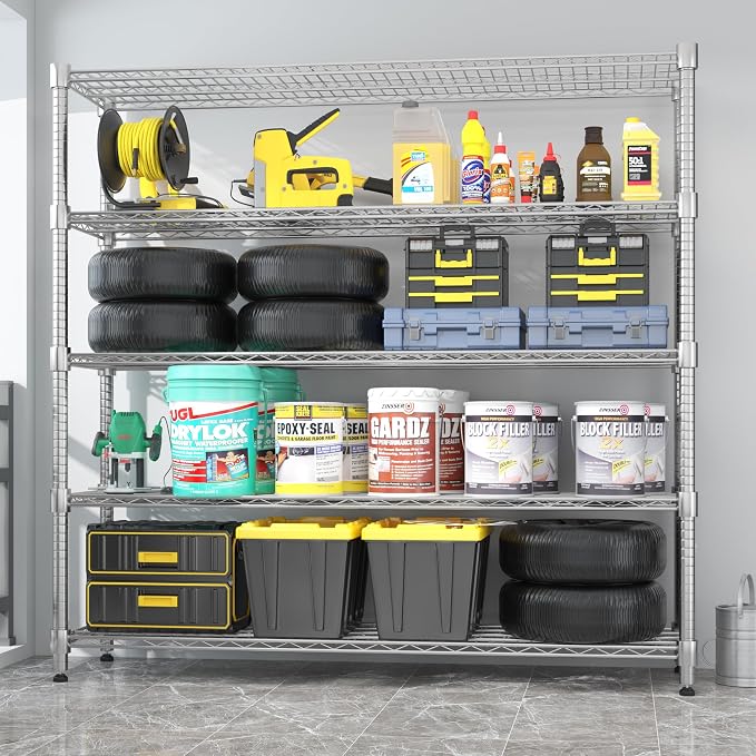 Homdox Heavy Duty Metal Shelves - Image 2