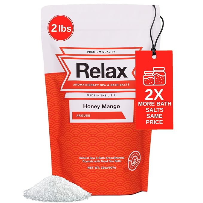 Relax Spa & Bath, Epsom & Dead Sea Salts, Aromatherapy Bath Salts by RelaxSpaBath