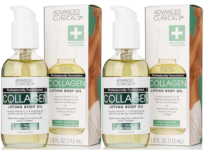 Advanced Clinicals Hydrating Collagen Oil by AdvancedClinicals
