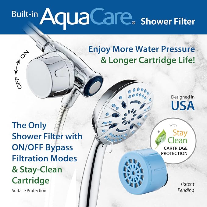 AquaCare Magneton 8-setting Magnetic Docking Hand Shower - Image 6