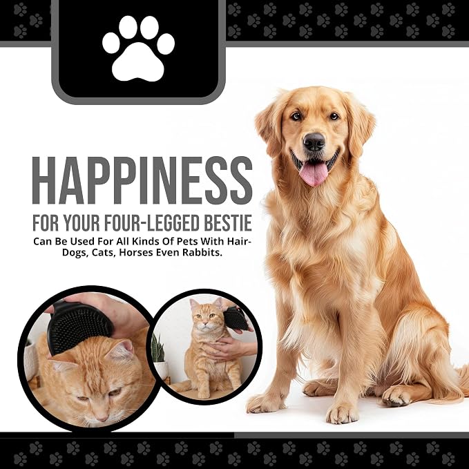 Silicone Dog Bath Brush – Soft Pet Scrubber - Image 6