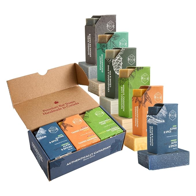 Crate 61 Organics, Handmade in Canada, Plant Based Cold Process Natural Bar Soap by Crate61Organics