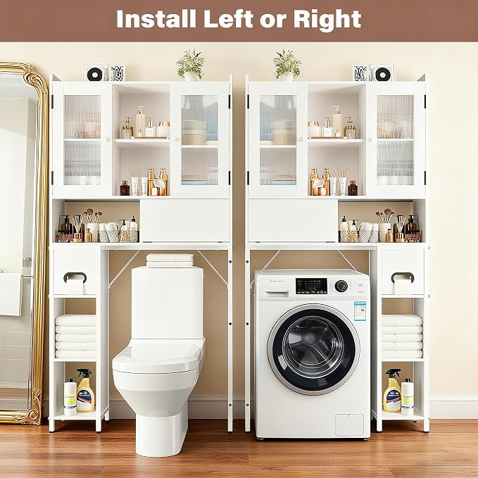 33.5" W Over The Toilet Storage Cabinet - Image 4