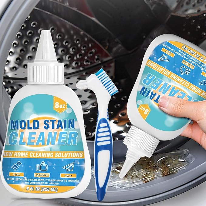 Mold Stain Cleaner Gel, 8 Fl oz Effective Washing Machine Cleaner by HORSEFISHTOOL