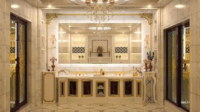 TETOTE 72 x 36 Inch LED Backlit Bathroom Mirror - Image 2