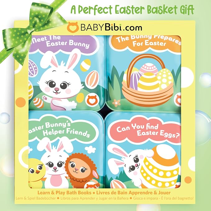 Easter Bath Book Set for Babies & Toddlers – 4 Colorful, and Waterproof Bath - Image 3