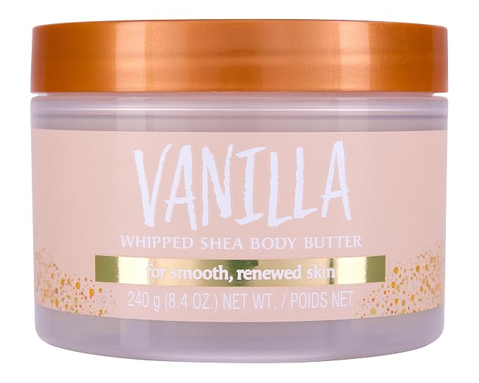 Tree Hut Vanilla Whipped Shea Body Butter, Long-Lasting Hydration by TreeHut