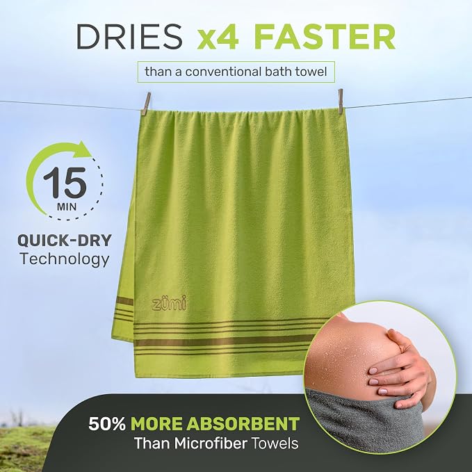 Zumi MINI 100% Cotton Camping Travel Towel - Image 5