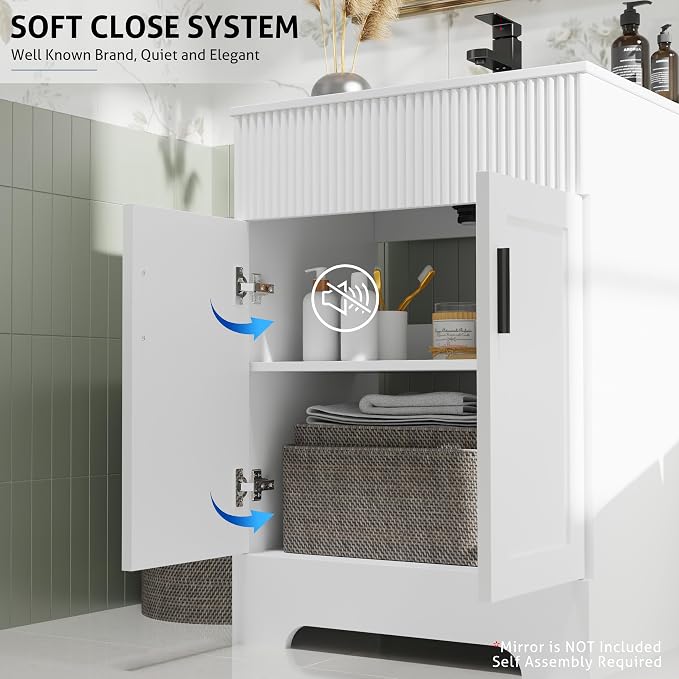 eclife 24" Bathroom Vanities Sink Combo - Image 6