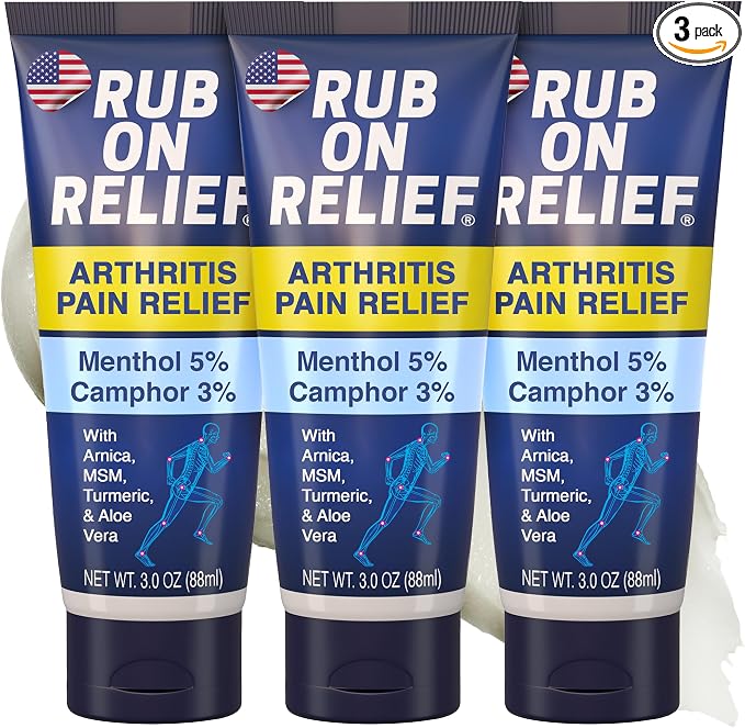 RUB ON RELIEF Topical Pain Relief Cream by Heal-n-Soothe%C2%AE