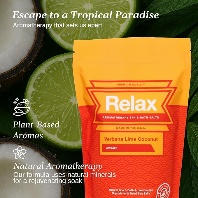 Relax Spa & Bath, Epsom & Dead Sea Salts, Aromatherapy Bath Salts - Image 4