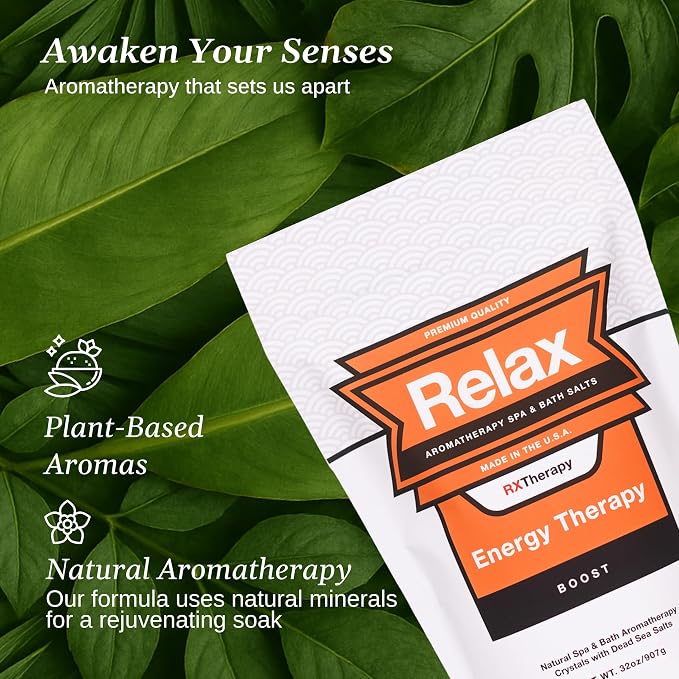 Relax Spa & Bath, Epsom & Dead Sea Salts, Aromatherapy Bath Salts - Image 4