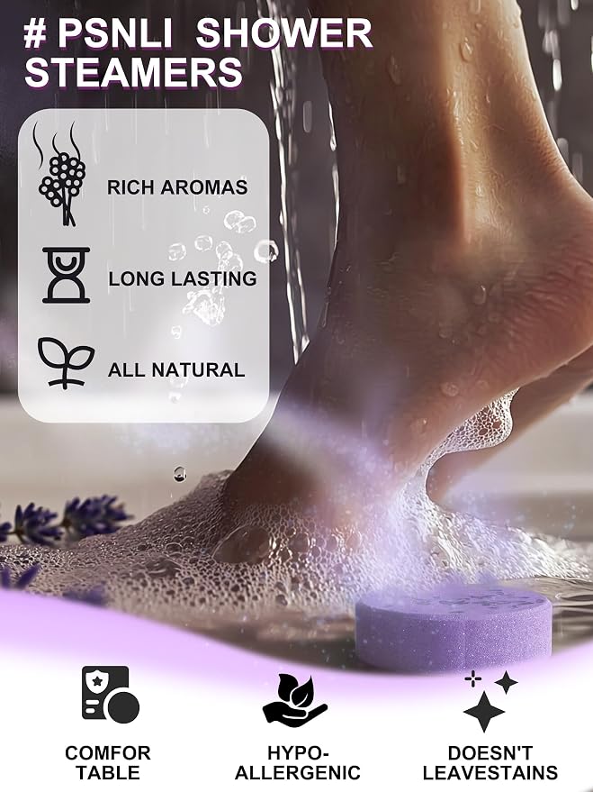 Shower Steamers Aromatherapy Stocking Stuffers 8 Scents, Christmas Gifts - Image 4