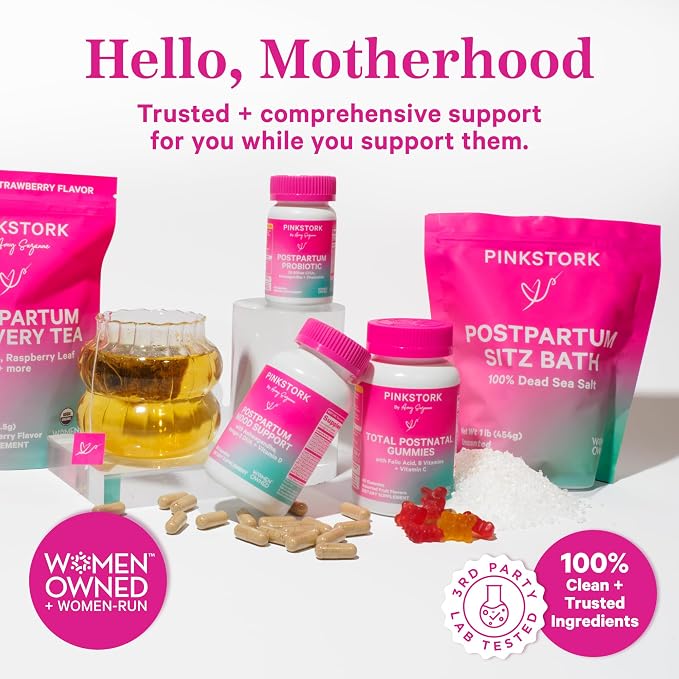 Pink Stork Postpartum Sitz Bath Soak: Dead Sea Salt - Image 5