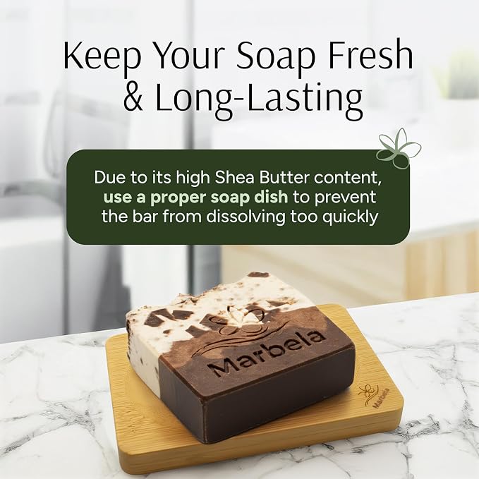 Marbela Cosmetics Chocolate Chunk Handmade Soap Bar - Image 5
