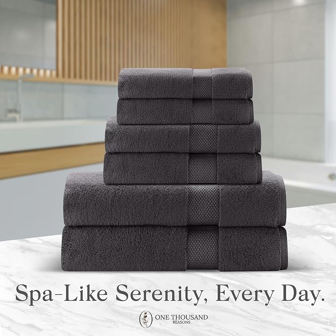 Premium Staple Cotton Bathroom Towel Set - Image 6