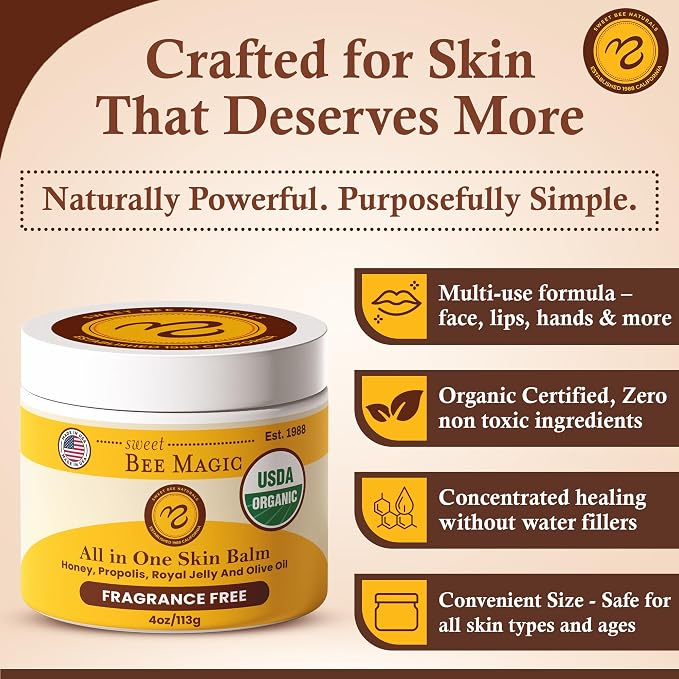 Sweet Bee Magic All In One Healing Organic Balm - Image 2