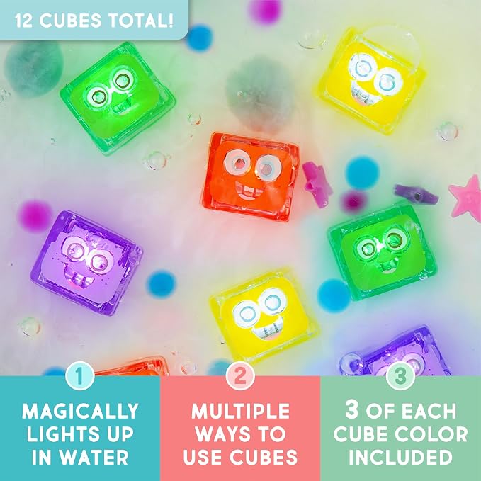 Glo Pals Water-Activated Light-Up Cubes - Image 3