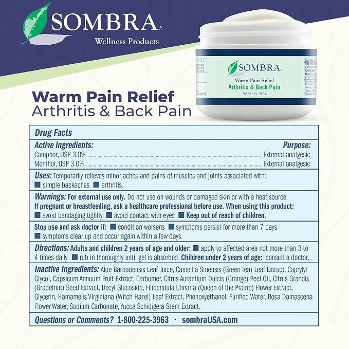 Sombra Warm Pain Relief Gel, Warm Relief - Image 7
