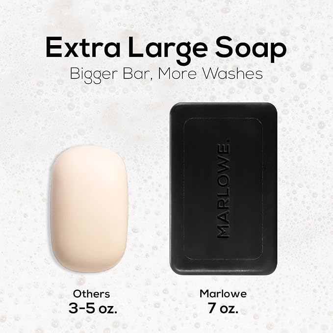 MARLOWE. No. 106 Charcoal Soap 7 oz Body Bar Soap - Image 9
