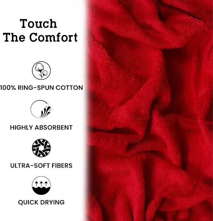 Casa Lino Bath Towel Set of 8 - Image 5