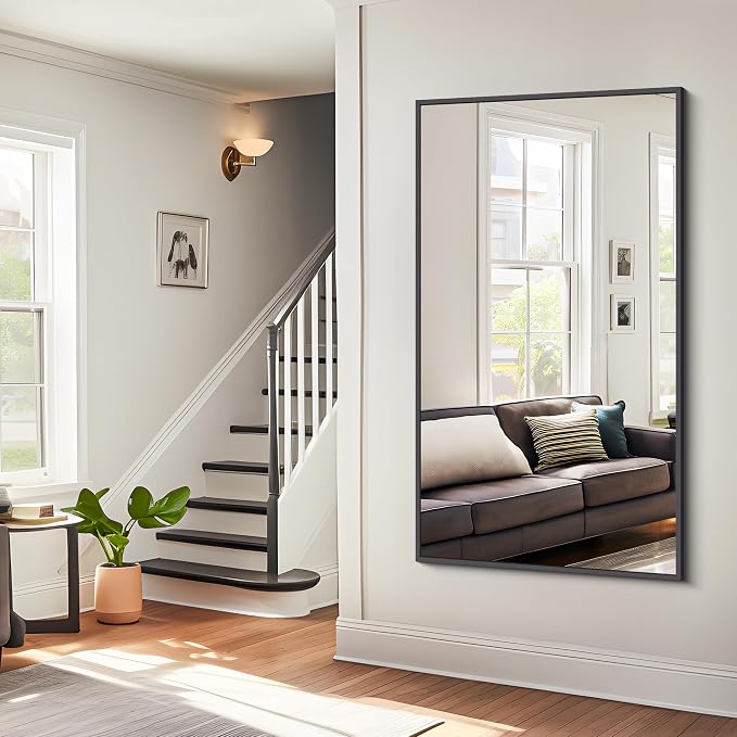 BONEWEI Bathroom Mirror, 30x55 inch Wall Mirror - Image 7
