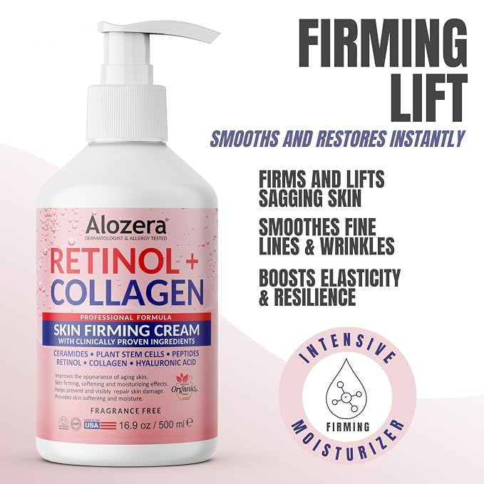 Alozera Skin Firming Retinol Collagen Body Lotion - Image 2