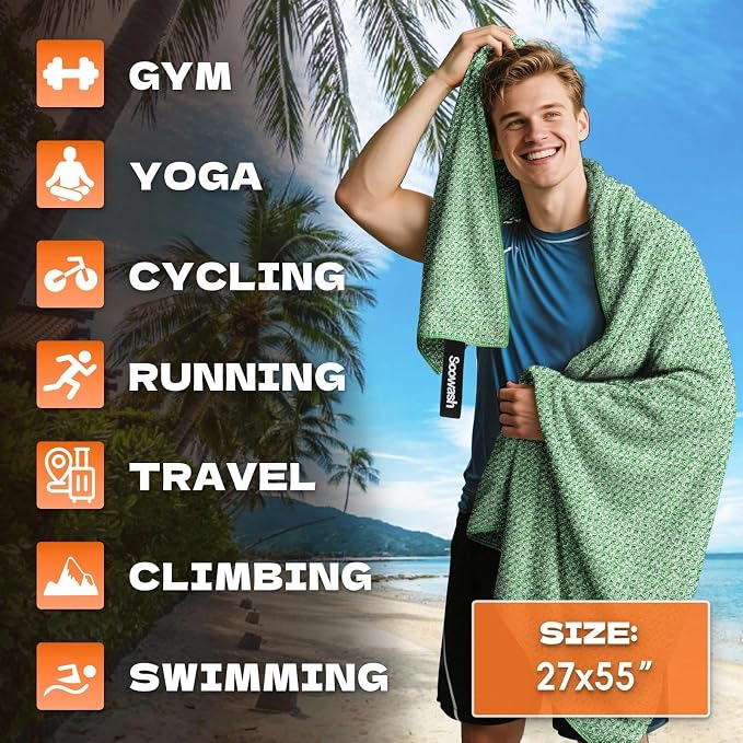 Camping Towels Quick Dry Sweat Towels - Image 2