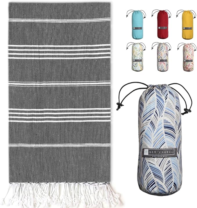 BAY LAUREL Turkish Beach Towel by BayLaurel