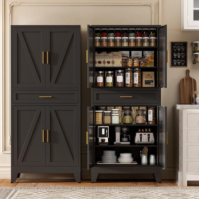 71" Tall Metal Storage Cabinet - Image 5