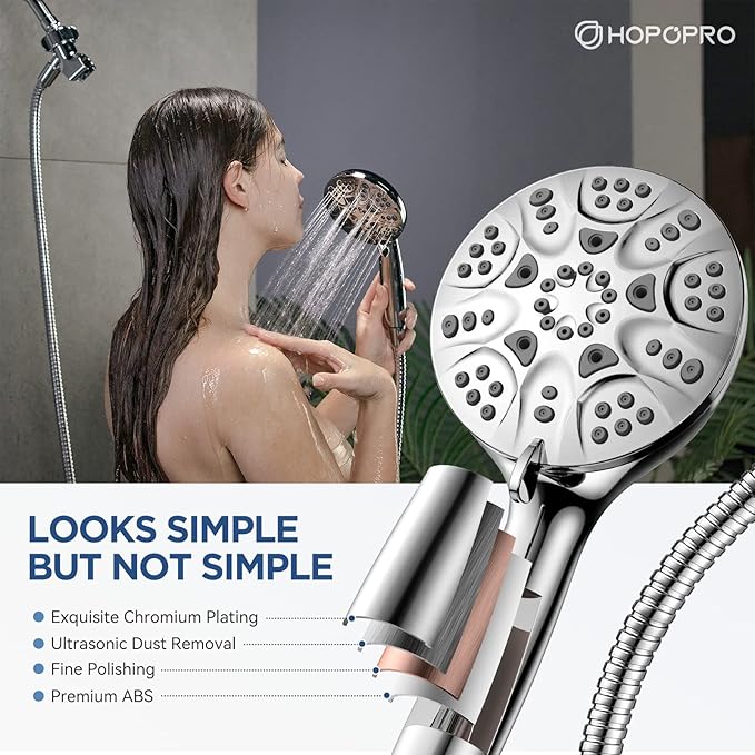 6-Mode High Pressure Handheld Shower Head - Image 4