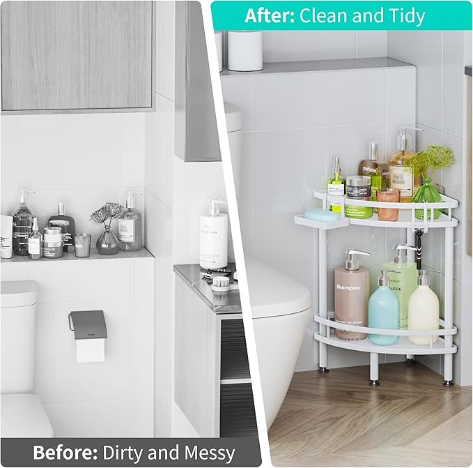 HapiRm Standing Corner Shower Caddy - Image 6