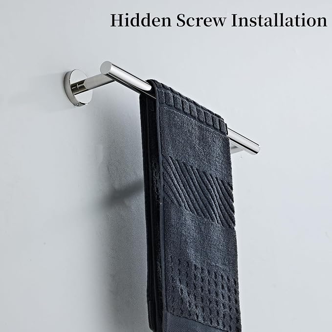 Bathroom Towel Bar, 12-Inch Towel Rack - Image 3