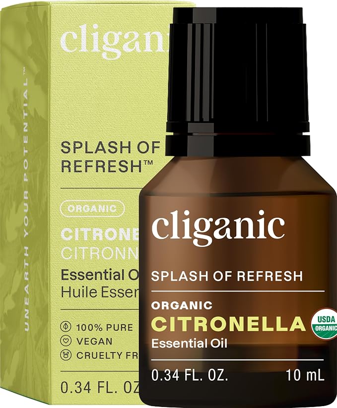 Cliganic Organic Citronella Essential Oil, 100% Pure Natural by Cliganic