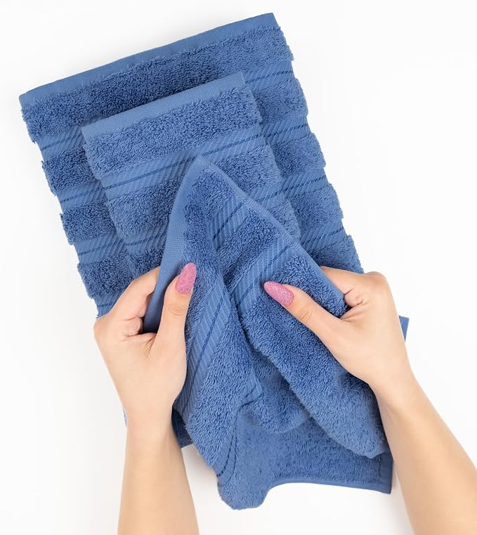 American Soft Linen 35x70 Jumbo Large Bath Towels, 600 GSM 100% Cotton Turkish - Image 5