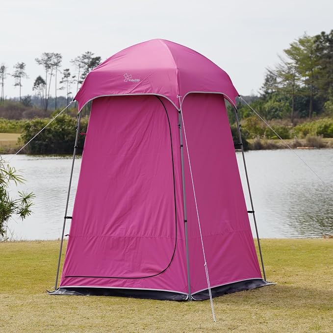 Vidalido Outdoor Camping Shower Tent Easy Setup Privacy Tent Changing Room - Image 2