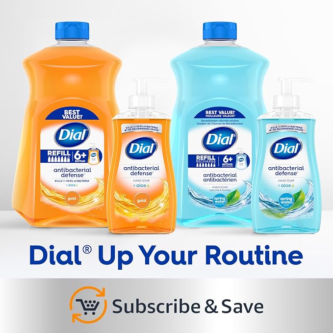 Dial Antibacterial Defense Liquid Hand Soap + Aloe, 52 Fl Oz Hand Soap Refill - Image 11