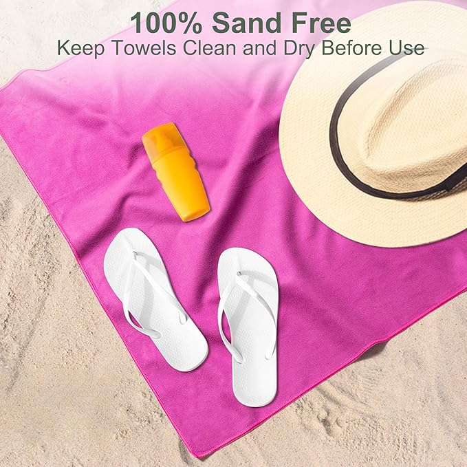 Camping Towel, 2 Pack Microfiber Travel Sports Towel, Quick Dry-Super - Image 5