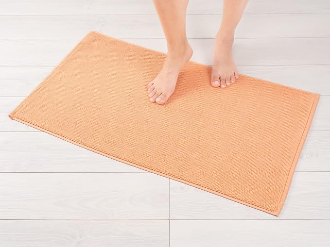American Soft Linen Bath Rug, 20 in 34 in 100% Cotton Bath Mats Rugs by AmericanSoftLinen