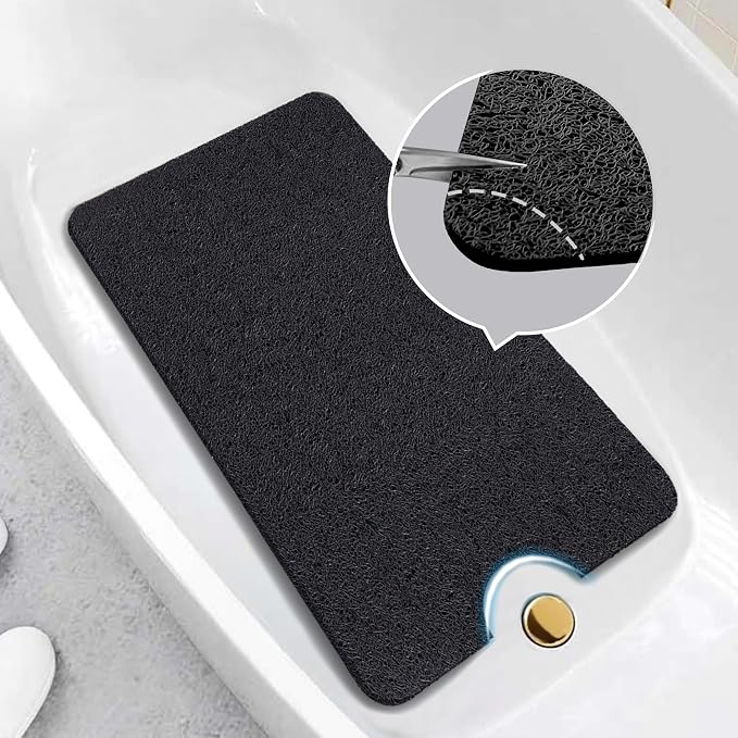 Asvin Soft Textured Bath, Tub Mat, 35x16 Inch, Phthalate Free, Non Slip Comfort - Image 6