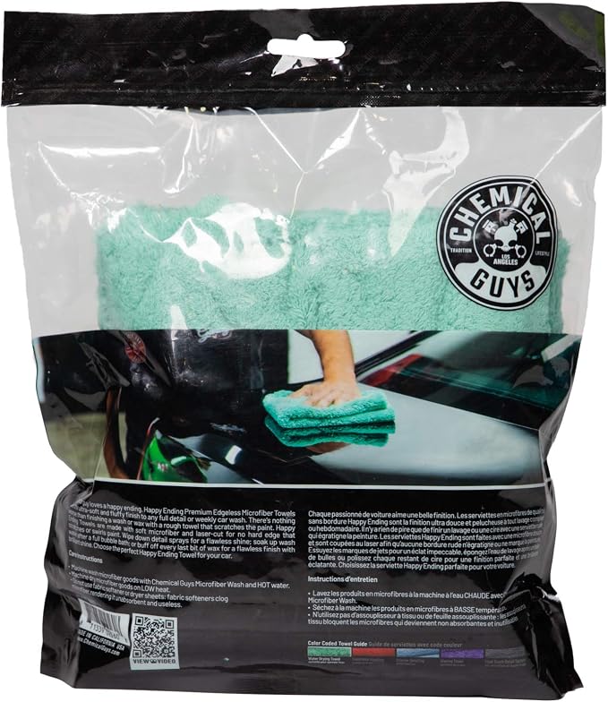 Chemical Guys MIC34603 Happy Ending Ultra Edgeless Microfiber Towel - Image 3