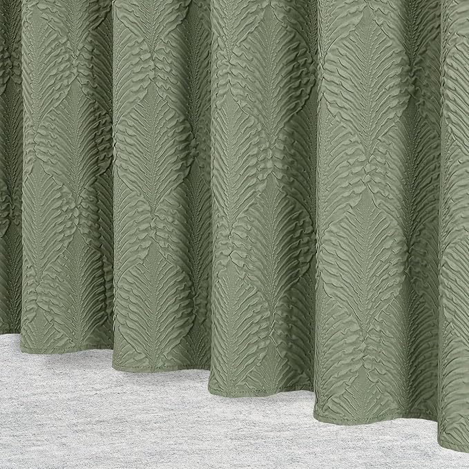 Gibelle Sage Green Shower Curtain - Image 6