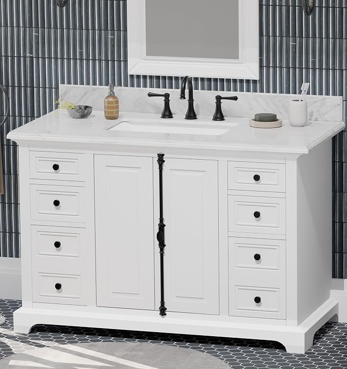 TILE & TOP Icon 48" Single Bathroom Vanity - Image 2
