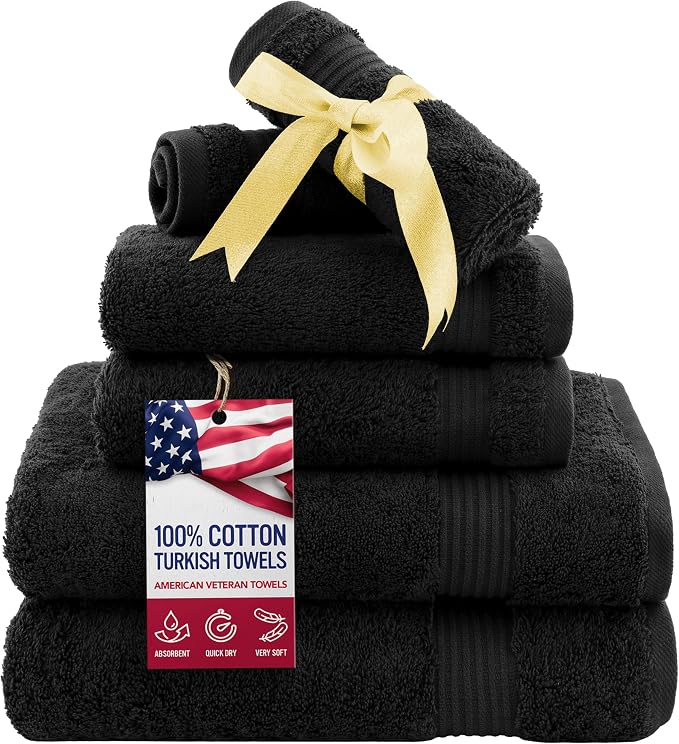 American Veteran Towel, 6 Piece Towel Set by American+Veteran+Towel