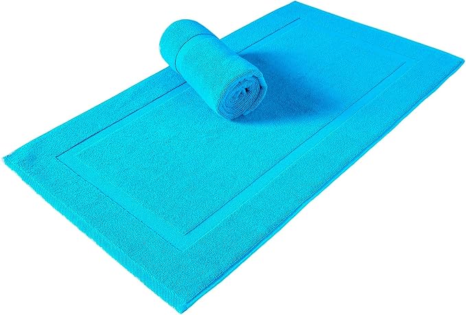 SALBAKOS 100% Turkish Cotton Bath Mat Set 2-Piece by SALBAKOS